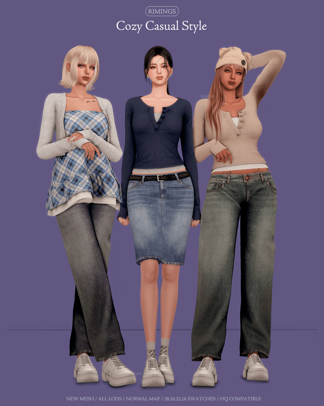 Галерея мода Набор одежды Cozy Casual Style #1